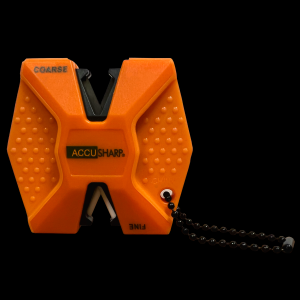 AccuSharp 2-Step Carbide Ceramic Knife Sharpener Orange