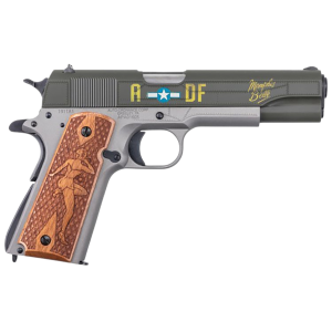 Auto-Ordnance - 1911BKOC19 - 1911 Memphis Belle .45 ACP 5 Semi Auto 7+1 OD Green Pistol