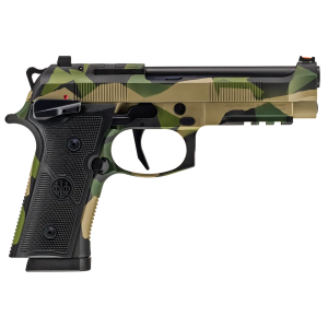 Beretta(R) - SPEC0741A10 - 92XI SAO FS 9mm Luger 4.7" Semi Auto 10+1 Splinter Camo Pistol