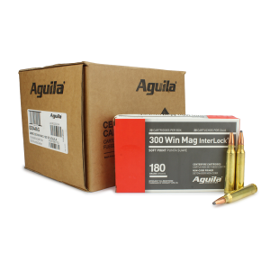 Aguila 300 Win Mag 180 Gr InterLock Soft Point (Case)