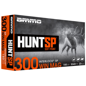 Ammo Incorporated Hunt 300 Win Mag 180 Gr Soft Point (Box)