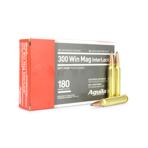 Aguila 300 Win Mag 180 Gr InterLock Soft Point (Box)
