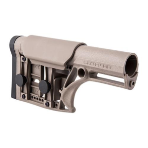 AR-15 FDE Nylon Adjustable Fixed Rifle Length Modular Stock Assembly