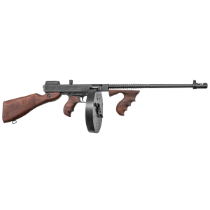 Thompson 1927a-1 45 ACP 18 20+1 Blued Metal American Walnut Stock Wood Grip