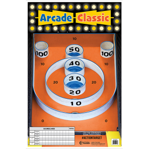 Action Target Arcade Classic SkeeBall Paper Targets 23x35  100 Count (Multi-Color)