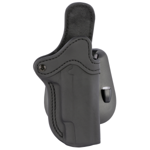 1791 Gunleather Bh1 Stealth Black Leather Right Hand Paddle Pistol Holster ORPDH1SBLR