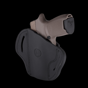 1791 Gunleather Bh2.4s Stealth Black Leather Right Hand Pistol Holster for FN 509 ORBH24SSBLR