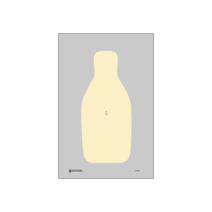 Action Target Standard FBI/DEA Q-Targets 22.50x34.50  100 Count (Gray/White)