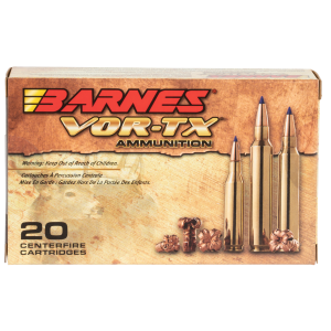 Barnes Vor-tx 270 Win 130 Grain Tipped TSX Boat Tail (Box)