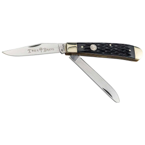 Boker Traditional 2.0 Trapper Black Jigged D2 Steel