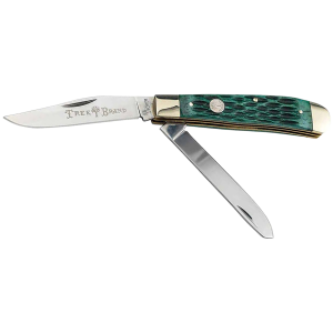 Boker Trapper Traditional 2.0 Green Jigged D2 Steel Blade