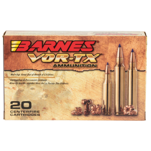 Barnes Vor-tx 25-06 Rem 100 Grain Tipped TSX Boat Tail (Box)