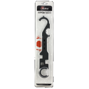 AIM Sports 12.5 Tactical Compact Combo Wrench for AR-Style Rifles (Black)