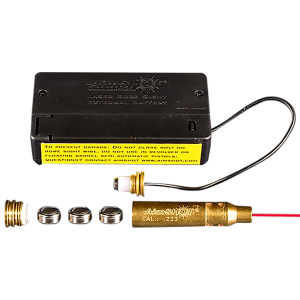 Aimshot Laser Bore Sight 20x .223 Rem with Modular Battery Pack (Brass)