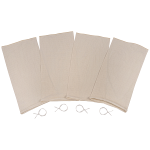 Natural Cotton Blend Deer Quarter Bags 4 Pack