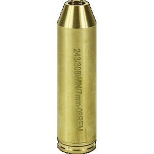 Aim Sports 243/308/7mm-08 Rem Red Laser Bore Sighter Cartridge (Brass)