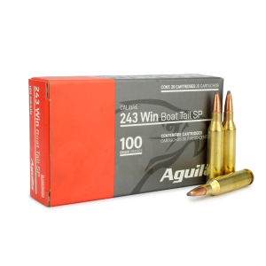 Aguila 243 Win 100 Gr Boat Tail Soft Point (Box)