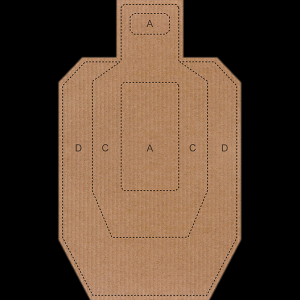 Action Target Cardboard Hanging Targets (100 Pack)