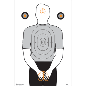 Action Target Politically Incorrect Silhouette Paper Targets 23x35  100 Count (Black/White)