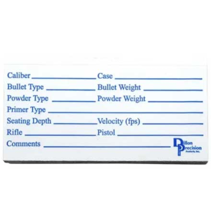 Dillon Precision Loading Data - 