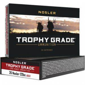 26 Nosler 129 Grain Trophy Gra