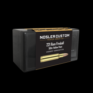 221 Fireball 50gr FBHP NoslerCustom Ammunition
