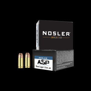 9mm Luger 124gr JHP ASP Handgun Ammunition (20ct)