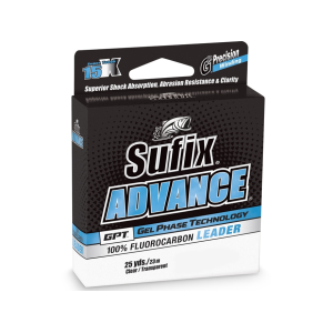 Sufix Advance Fluorocarbon Fishing Leader 6lb 25yd Clear