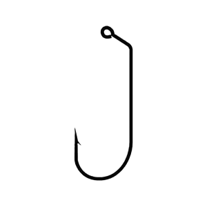 Do It Molds Mustad 32786BLN 60 Degree Round Bend Jig Hook #4/0 Black Nickel 50PK