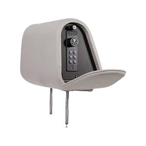 The Headrest Safe Company Vulcan Headrest Safe and Non-Safe Bundle Light Gray Vinyl
