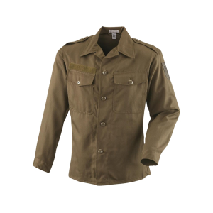 Military Surplus Austrian Field Shirt Grade 1 Olive Drab Medium