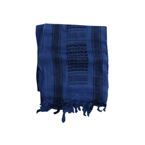 Voodoo Tactical Woven Coalition Desert Scarf Cotton Cobalt Blue and Black