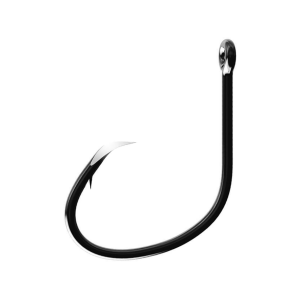 Eagle Claw Trokar Lancet Circle Offset Hook #9/0 Platinum Black 7PK