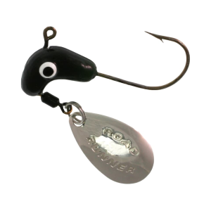 Road Runner Original Head 1/8oz Underspin Jighead Black 8PK