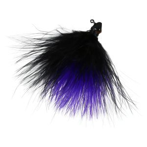 Outkast Tackle Feider Fly Jig Black/Purple 3/32 oz - Outkast Tackle