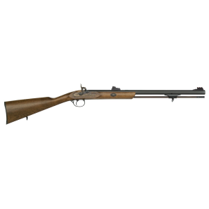 Traditions Deerhunter 50 Caliber Muzzleloading Rifle 24" Blued Barrel Hardwood Stock