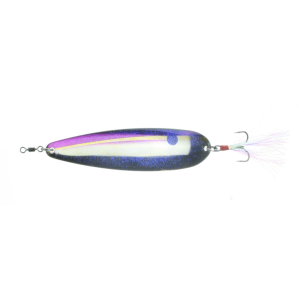 Nichols Lures Lake Fork Flutter Spoon 4 Purple Threadfin