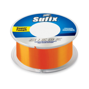 Sufix Siege Monofilament Fishing Line 8lb 330yd Neon Tangerine