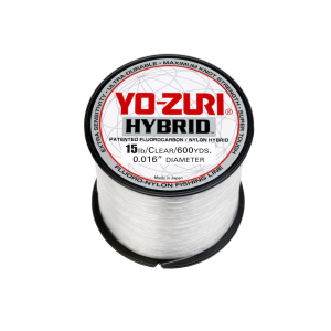 Yo-Zuri Hybrid Fluorocarbon Fishing Line 15lb 600yd Clear