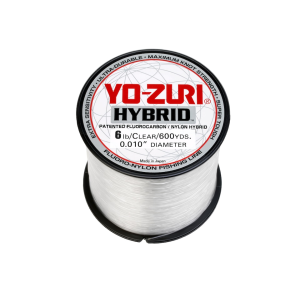 Yo-Zuri Hybrid Fluorocarbon Fishing Line 6lb 600yd Clear