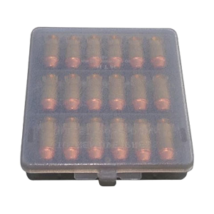 MTM Pistol Ammo Wallet 18-Round 45 ACP Clear-Smoke