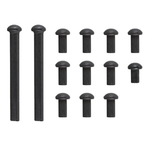 Power Custom AK-47 AKM Rivet Set, PM90 Side Folding Stock, Model 65 Underfolder Steel