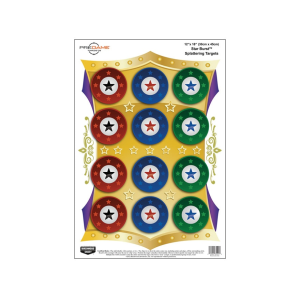 Birchwood Casey PREGAME Starburst Reactive Target 12" x 18" 8PK