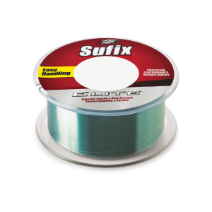 Sufix Elite Monofilament Fishing Line 6lb 330yd Low-Vis Green