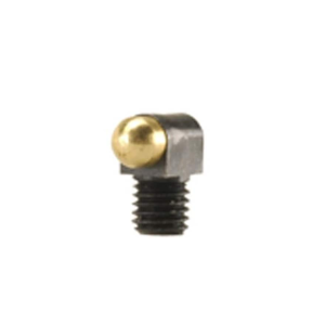 Bradley Standard Front Shotgun Bead 0.156" Diameter 6-48 Thread 7/64" Shank Gold