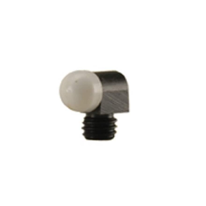 Bradley Standard Front Shotgun Bead 0.156" Diameter 8-40 Thread 1/8" Shank White