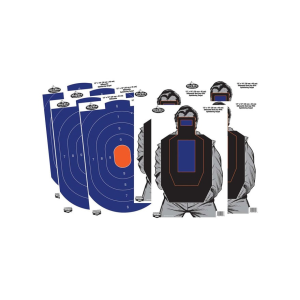 Birchwood Casey Dirty Bird Combo 4PK - 12" x 18" Silhouette Target and 4- 12" x 18" Bad Guy IPSC Silhouette Target