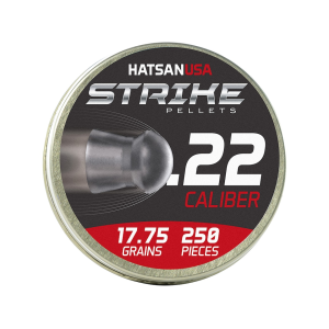 Hatsan Strike Round Nose Air Gun Pellets 22 Caliber 17.75 Grains 250PK