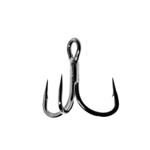 Gamakatsu Extra Wide Gap 2x Strong Short Shank Treble Hook #4 Black 6PK
