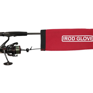The Rod Glove Tournament Series Neoprene Spinning Rod Sleeve Standard 6'6"-7'6" Red - The Rod Glove